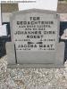 Grafsteen Jacoba Maat
Johannes Dirk Roest